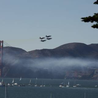 Spectacular Air Show Over San Francisco Bay