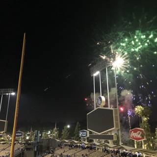 Explosive Show at Dodgers Stadium