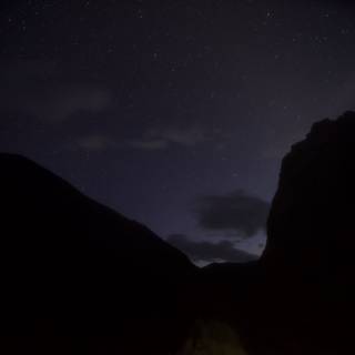 Starry Sky over the Canyon