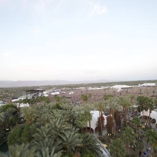 View from Above: A Sea of People at Coachella