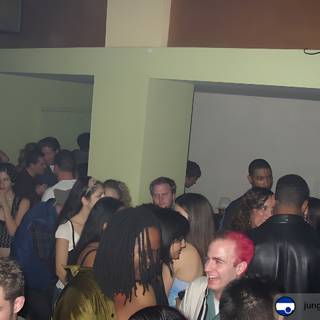 Partygoers pack the club