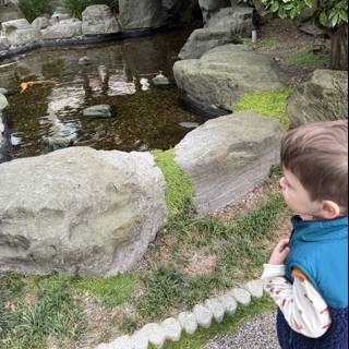 Curious Glimpse by the Pond