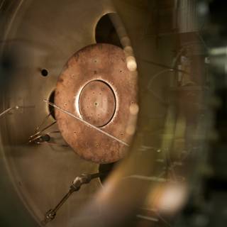 Metallic Spoke in a Machine