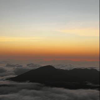Sunrise Over the Clouds at Haleakalā National Park