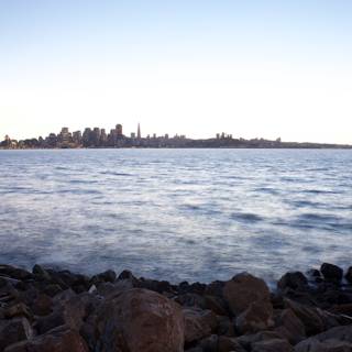 Scenic Views of San Francisco's Skyline from the Shoreline