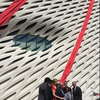 Grand opening ceremony of The Broad building