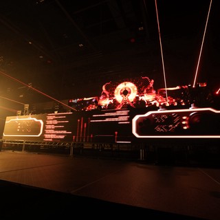 Wobbleland 2026 Stage Explosion of Lasers and Fire