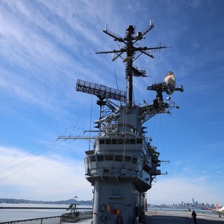 USS Hornet Island Superstructure and Flight Deck