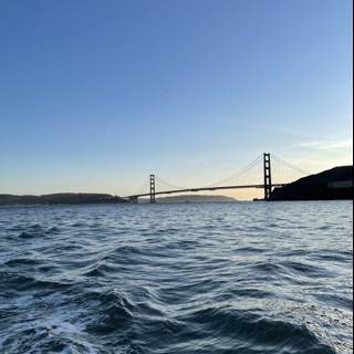 The Golden Gate Bridge over the San Francisco Bay