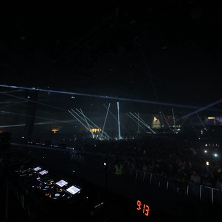 Laser Light Show at Wobbleland 2026 Festival