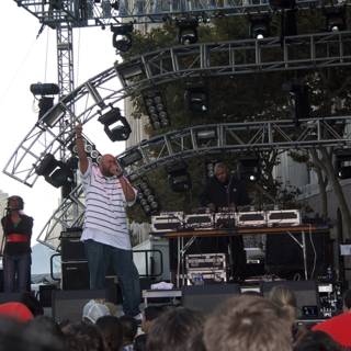 Gift of Gab performing on stage