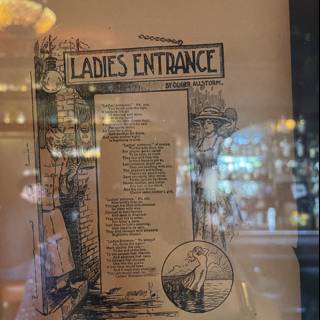 Ladies Entrance Advertisement