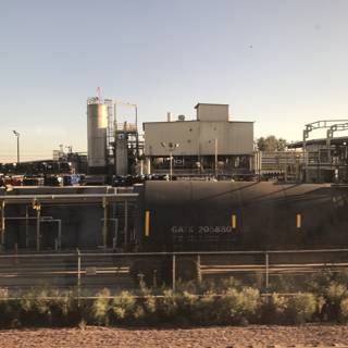 Industrial Train at the Refinery