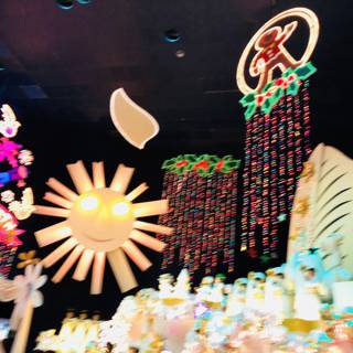 Glowing Christmas at Disneyland