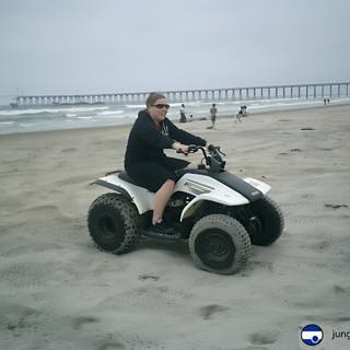 Riding the Beach on an ATV