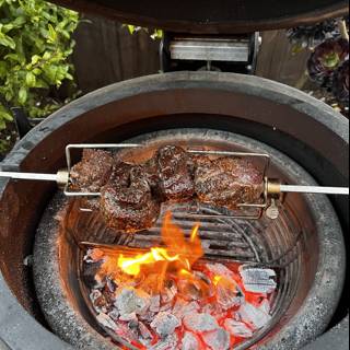 Smoky Mutton on the Grill