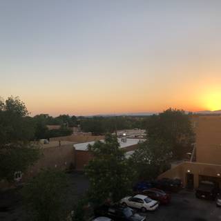Sunset over the Parking Lot