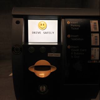 Happy Vending Machine in LA Parking Lot