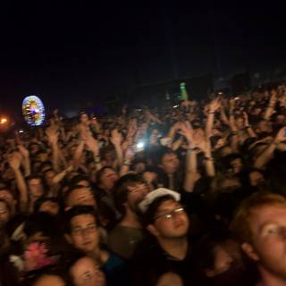 Saturday Night Crowd at Coachella Music Festival