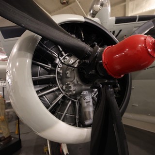 Radial Engine and Propeller of Historic Aircraft