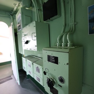Vintage Naval Communications Equipment Interior