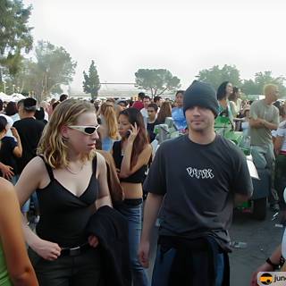 Sunglasses and Hats at Audiotistic 2002