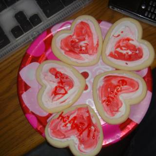 Heart-Shaped Cookies for Valentine's Day