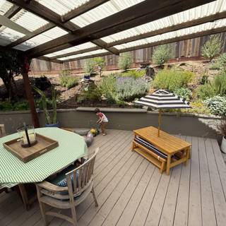 Summertime Serenity on the Patio