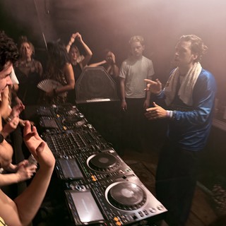 DJ Performance in Intimate Underground London Club