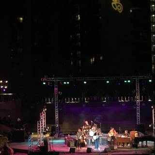 Urban Stage Lights Up with Rock Concert