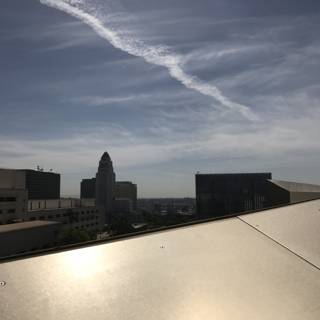 Rooftop View of Los Angeles Skyscrapers