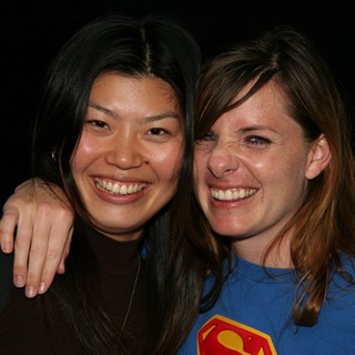 Two Friends Share a Joyful Moment Together