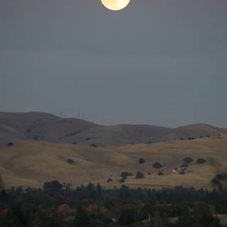 Lunar Serenity Over Walnut Creek