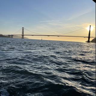 Glorious Sunset on Golden Gate Bridge