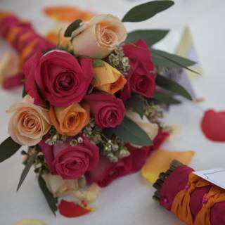 A Vibrant Bouquet for the Hertz Wedding