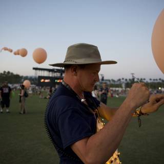 Balloon Artistry at Sunset