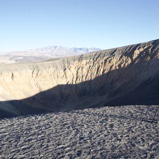 Overlooking a Desert Crater