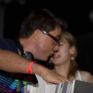 Couple at Funktion London Electricity Disk 1 release party