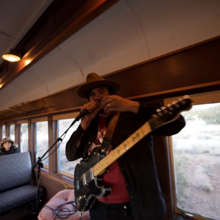 Live Music Performance on Vintage Train Car