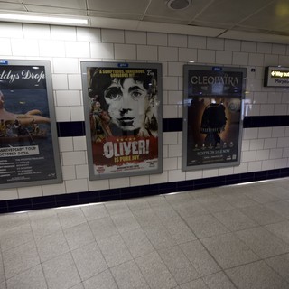 London Underground Station Advertising Posters Display