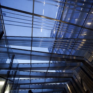 modern office building atrium