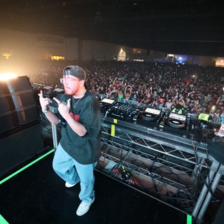 DJ Performer Commands Massive Crowd at Wobbleland 2026