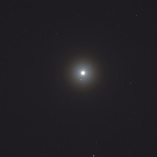 Messier 87 Elliptical Galaxy with Luminous Core