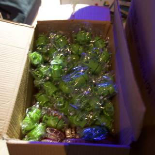 Green Plastic Toy Box
