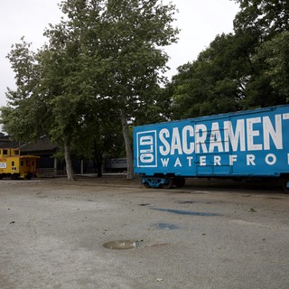 Old Sacramento Waterfront Train Car Display
