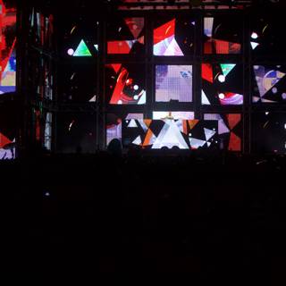 Colorful Geometry Takes Over Coachella Stage