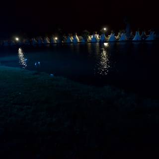 Nightlights on the Altadena Lake