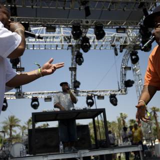 Entertainer Takes Stage at Coachella Music Festival