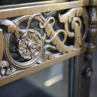 Ornate Bronze Handrail Frame