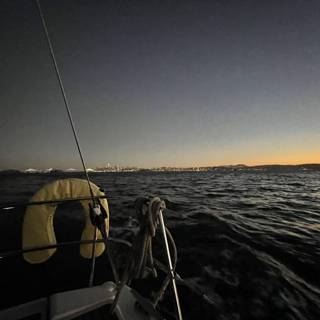 Sunset sail on San Francisco Bay